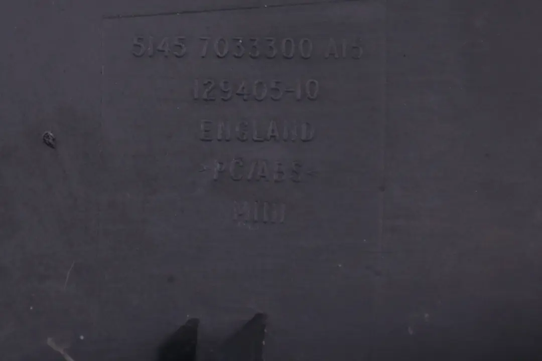 Verkleidung Lenksäule Panther Black Schwarz für Mini Cooper One R50 R52 R53 mit Teilenummer 7033299 Mini Cooper One R50 R52 R53 Verkleidung Lenksäule Panther Black Schwarz - SKU 7033299-1 - Teilenummer 7033299