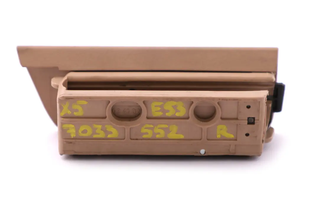 Right O/S Support Roller Blind Boot Trunk Rear Parcel Beige to BMW X5 Series E53 with Part number 7033552 BMW X5 Series E53 Right O/S Support Roller Blind Boot Trunk Rear Parcel Beige - SKU 7033552 - Part number 7033552