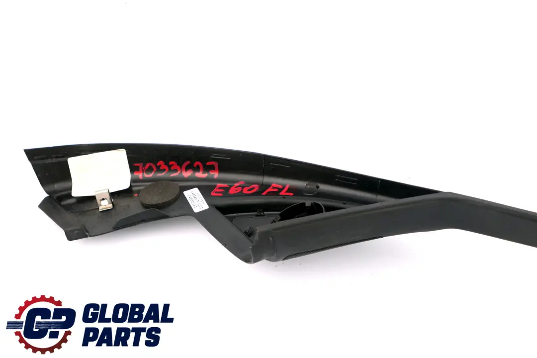BMW E60 E61 Cubierta Marco Ventana Anti Trampa Puerta Delantera Izquierda - SKU 7033627 - Número de pieza 51337033627