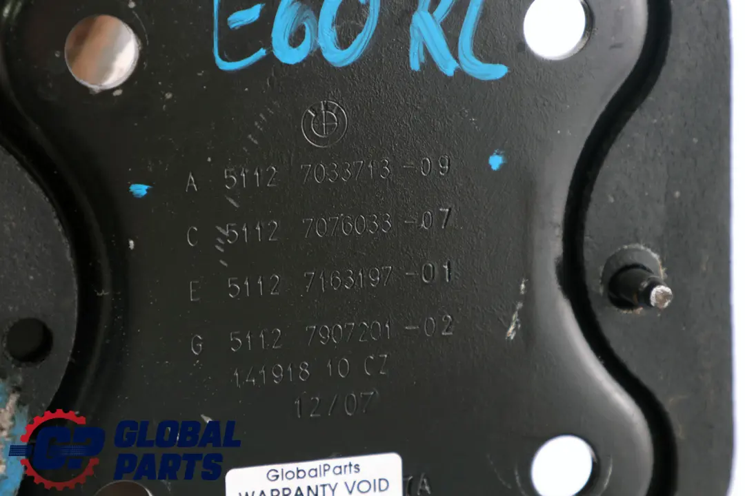 BMW 5 E60 E61 Pare-Chocs Deformationselement Arriere Gauche - SKU 7033713 - Numéro de pièce 7033713