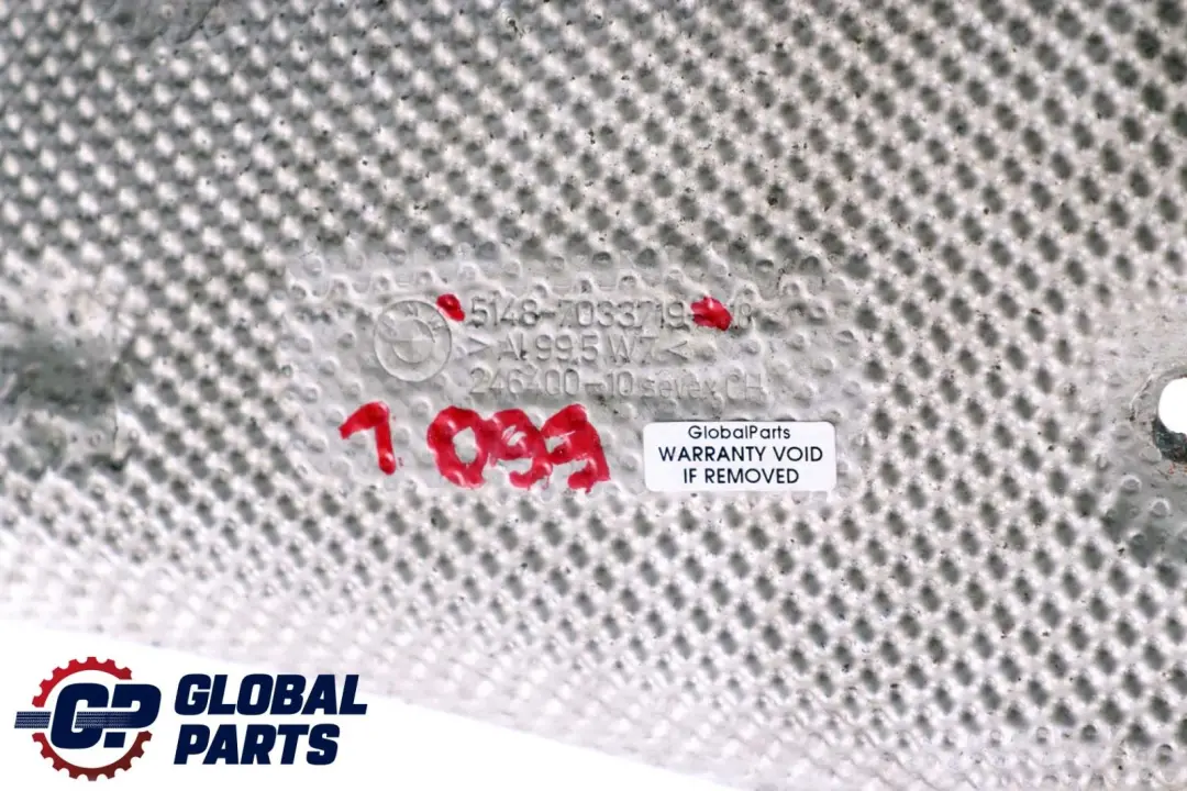 Heat Insulation Shield Engine Support Left N/S to BMW 5 Series E60 E63 E64 with Part number 7033719 BMW 5 Series E60 E63 E64 Heat Insulation Shield Engine Support Left N/S - SKU 7033719 - Part number 7033719