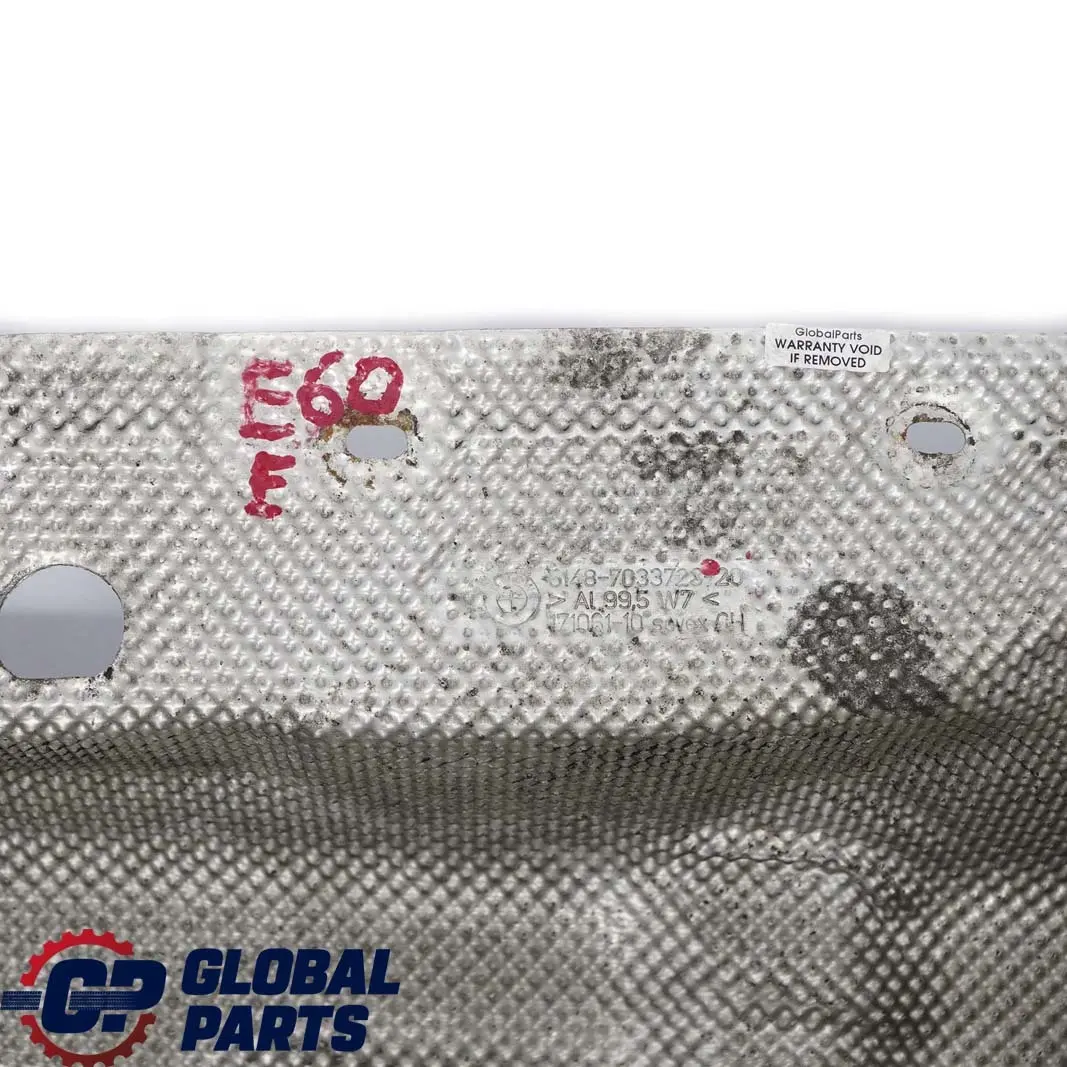 Heat Shield Insulation Tunnel Tank Petrol to BMW 5 Series E60 E61 with Part number 7033723 BMW 5 Series E60 E61 Heat Shield Insulation Tunnel Tank Petrol - SKU 7033723 - Part number 7033723