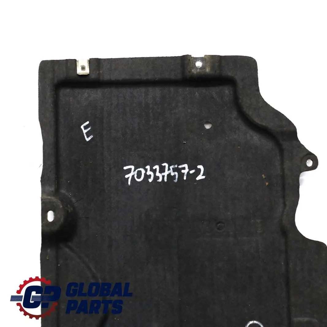 Underbody Underfloor Tray Cover Panel Left N/S to BMW 5 Series E60 E61 2 with Part number 7033757 BMW 5 Series E60 E61 2 Underbody Underfloor Tray Cover Panel Left N/S - SKU 7033757-2 - Part number 7033757