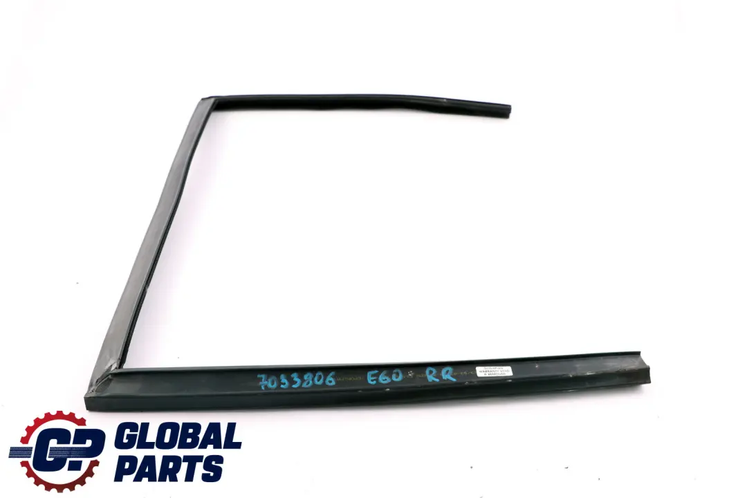 BMW E60 Rear Door Window Guide Seal Trim Right O/S - SKU 7033806 - Part number 7033806