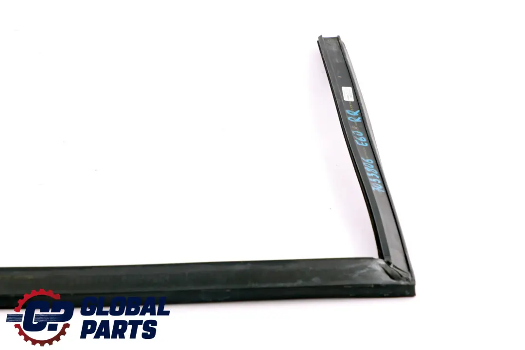 BMW E60 Rear Door Window Guide Seal Trim Right O/S - SKU 7033806 - Part number 7033806