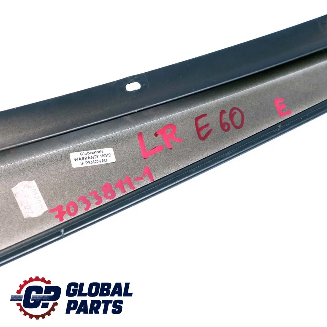 BMW E60 E61 LCI 1 Acabado Marco Ventana Pilar B Puerta Trasera Izquierda - SKU 7033811-1 - Número de pieza 7033811