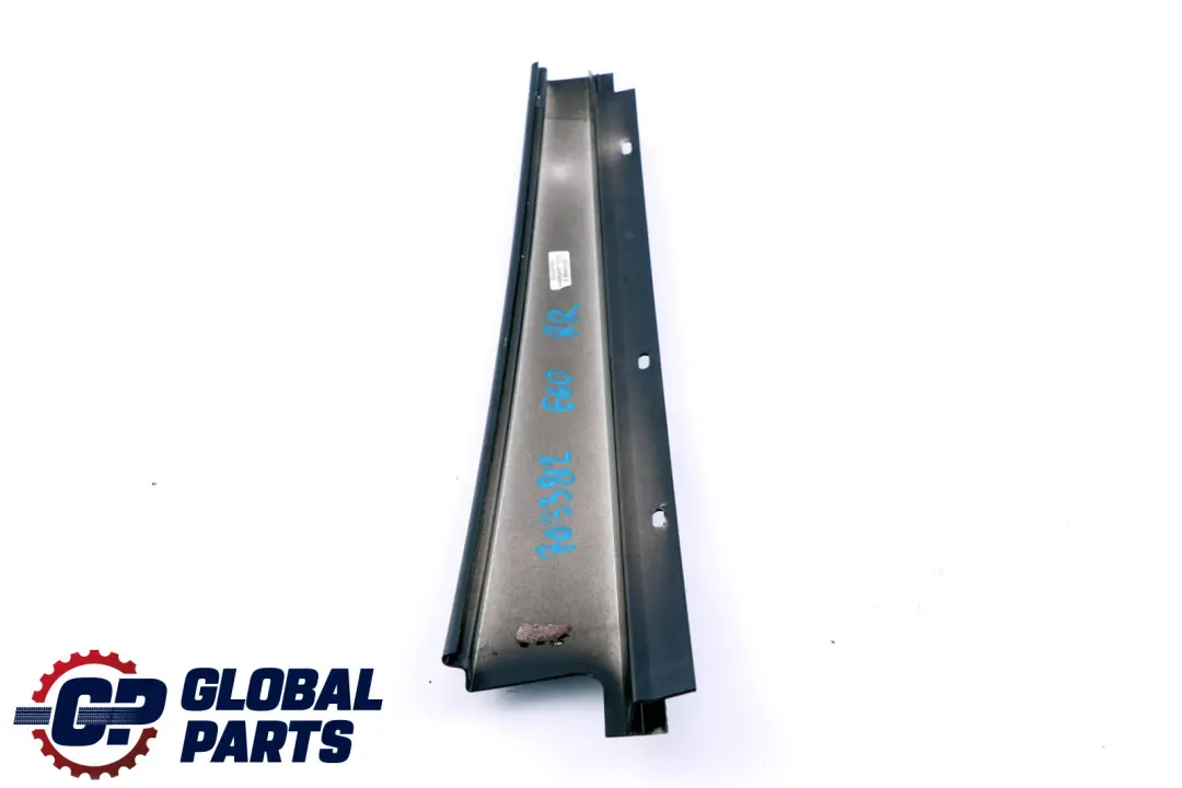 BMW E60 E60N E61 LCI Acabado Marco Ventana Pilar B Puerta Trasera Derecha Negro - SKU 7033812 - Número de pieza 51357033812