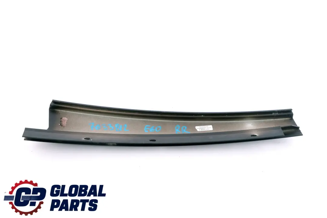 BMW E60 E60N E61 LCI Acabado Marco Ventana Pilar B Puerta Trasera Derecha Negro - SKU 7033812 - Número de pieza 51357033812