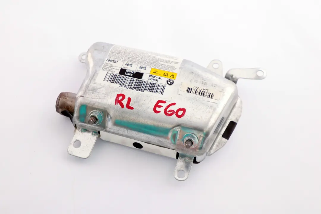 BMW Série 5 E60 E61 Airbag Porte Arrière Gauche 7212 - SKU 7034059 - Numéro de pièce 7034059