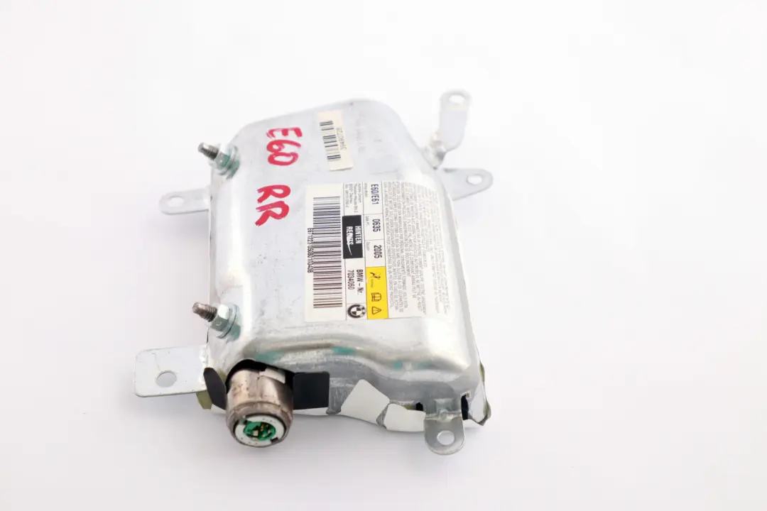 Driver Right Rear Door Airbag Module O/S to BMW 5 Series E60 E61 LCI with Part number 7034060 BMW 5 Series E60 E61 LCI Driver Right Rear Door Airbag Module O/S - SKU 7034060 - Part number 7034060