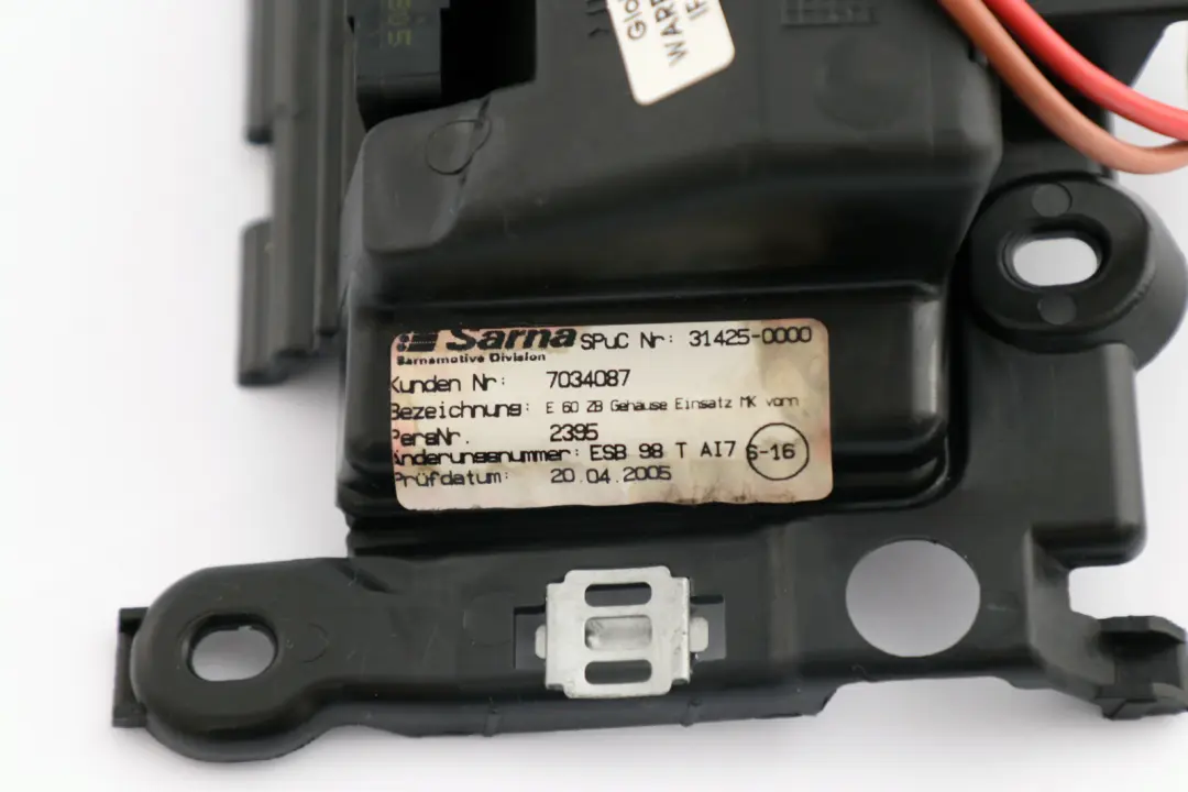 BMW E60 E61 LCI Frente Insertar Cenicero Vivienda Encendedor - SKU 7034087 - Número de pieza 7034087