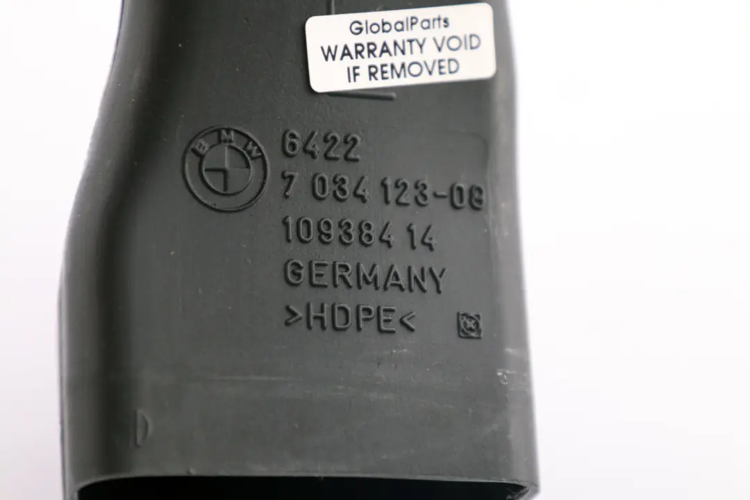 BMW E60 E61 E63 E64 Riscaldatore Condotto D'Aria Sinistra Vano Pie - SKU 7034123 - Numero di parte 7034123