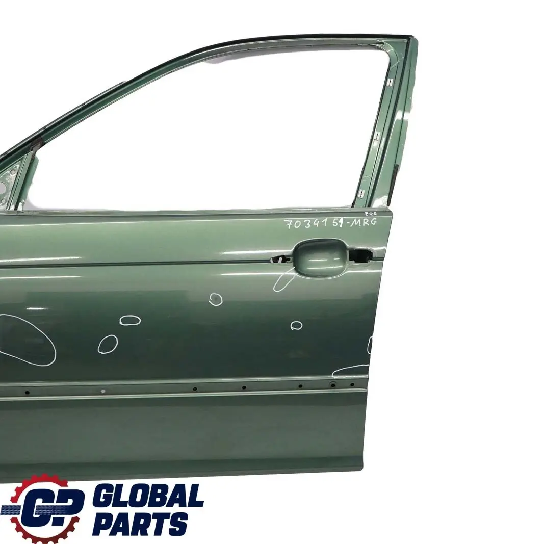 BMW 3 E46 Limousine Touring Tür Vorne Links Meergruen Meer Gruen Metallic 393 - SKU 7034151-MRG - Teilenummer 7034151