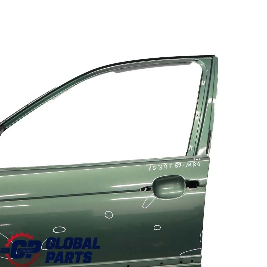 BMW 3 E46 Saloon Touring Door Front Left N/S Meergruen Sea Green - 393 - SKU 7034151-MRG - Part number 7034151