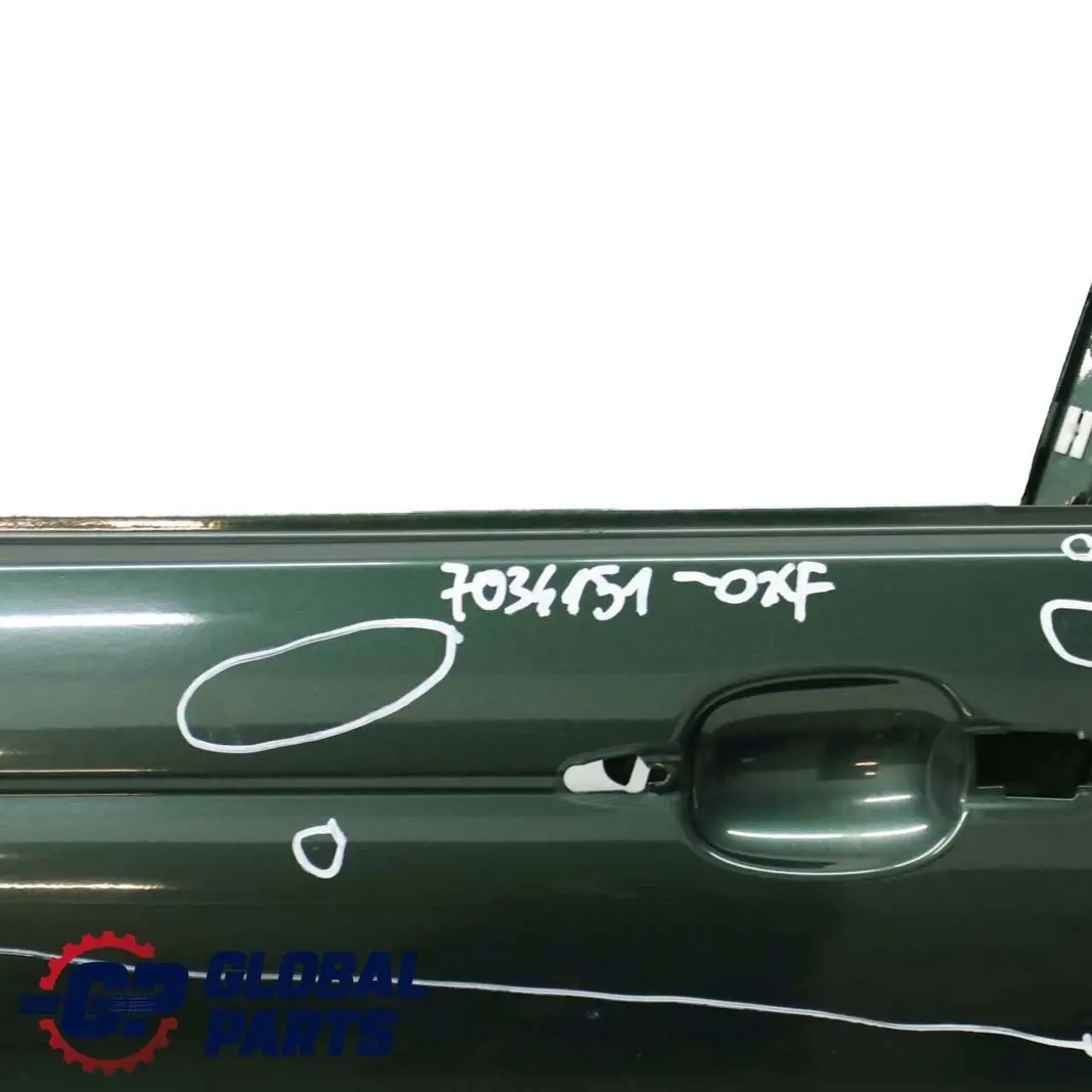 BMW 3 E46 Saloon Touring Door Front Left N/S Oxfordgruen Green Metallic - 430 - SKU 7034151-OXF - Part number 7034151