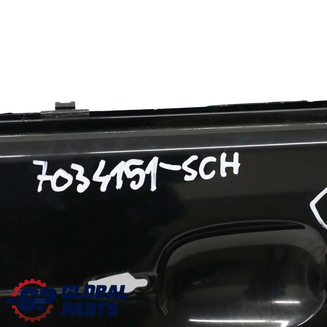 Door Front Left N/S Schwarz 2 Black - 668 to BMW 3 E46 Saloon Touring with Part number 7034151 BMW 3 E46 Saloon Touring Door Front Left N/S Schwarz 2 Black - 668 - SKU 7034151-SCH - Part number 7034151