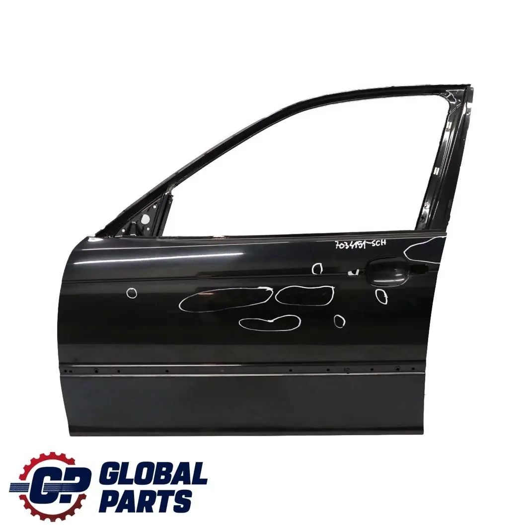 BMW 3 E46 Saloon Touring Door Front Left N/S Schwarz 2 Black - 668 - SKU 7034151-SCH - Part number 7034151