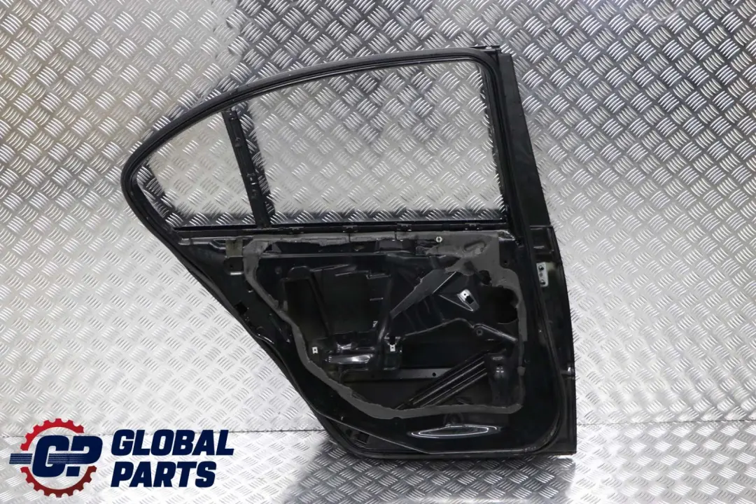 BMW 3 E46 Limousine Tür Hinten Links Black Sapphire Schwarz Metallic - 475 - SKU 7034153-BS - Teilenummer 7034153