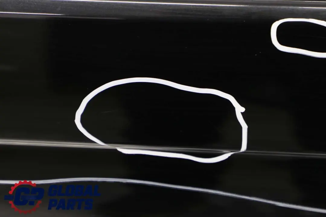 BMW 3 E46 Limousine Tür Hinten Links Black Sapphire Schwarz Metallic - 475 - SKU 7034153-BS - Teilenummer 7034153