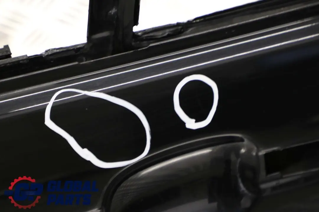BMW 3 E46 Limousine Tür Hinten Links Black Sapphire Schwarz Metallic - 475 - SKU 7034153-BS - Teilenummer 7034153