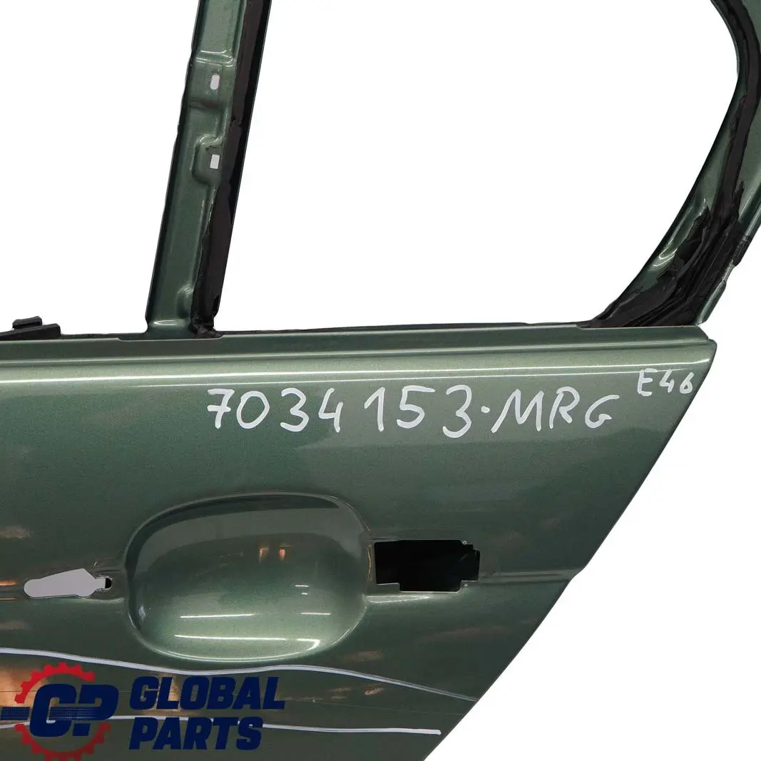 BMW 3 Series E46 Saloon Door Rear Left N/S Meergruen Sea Green - 393 - SKU 7034153-MRG - Part number 7034153