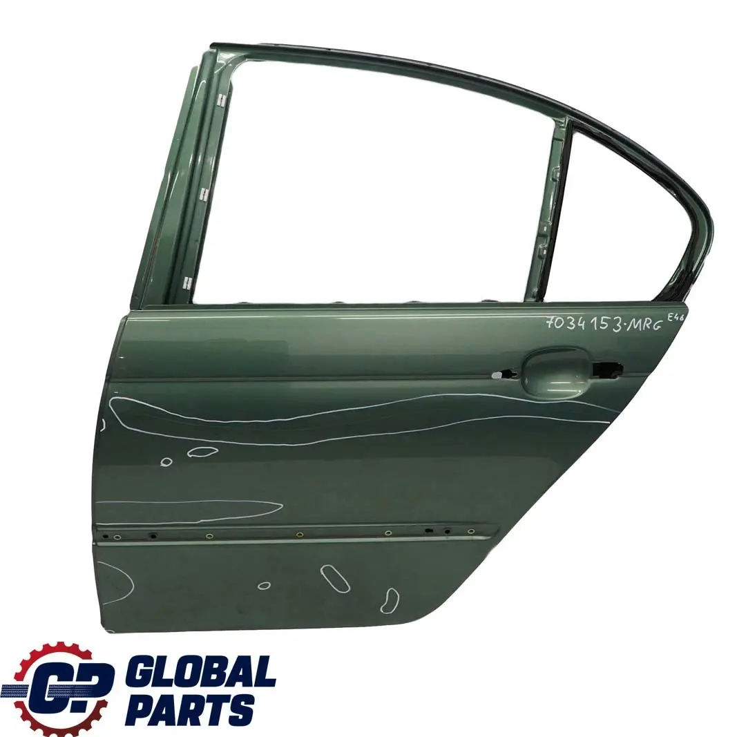 Berline Porte Arriere Gauche Meer Vert Sea Vert Metallique - 393 pour BMW 3 E46 à propos du numéro de pièce 7034153 BMW 3 E46 Berline Porte Arriere Gauche Meer Vert Sea Vert Metallique - 393 - SKU 7034153-MRG - Numéro de pièce 7034153