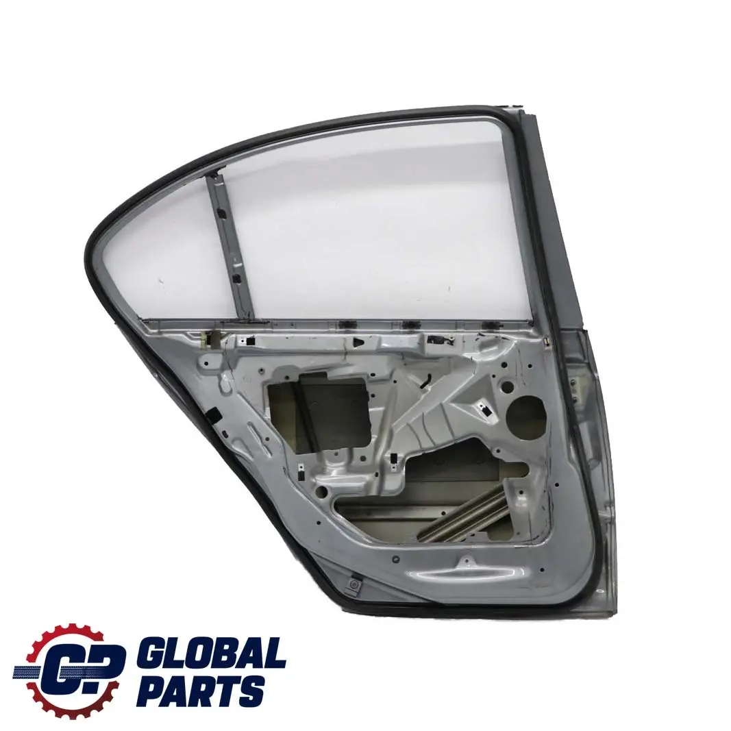 BMW 3 Series E46 Saloon Door Rear Left N/S Silbergrau Grey Metallic - A08 - SKU 7034153-SBG - Part number 7034153