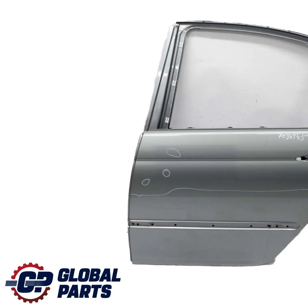 BMW 3 Series E46 Saloon Door Rear Left N/S Silbergrau Grey Metallic - A08 - SKU 7034153-SBG - Part number 7034153