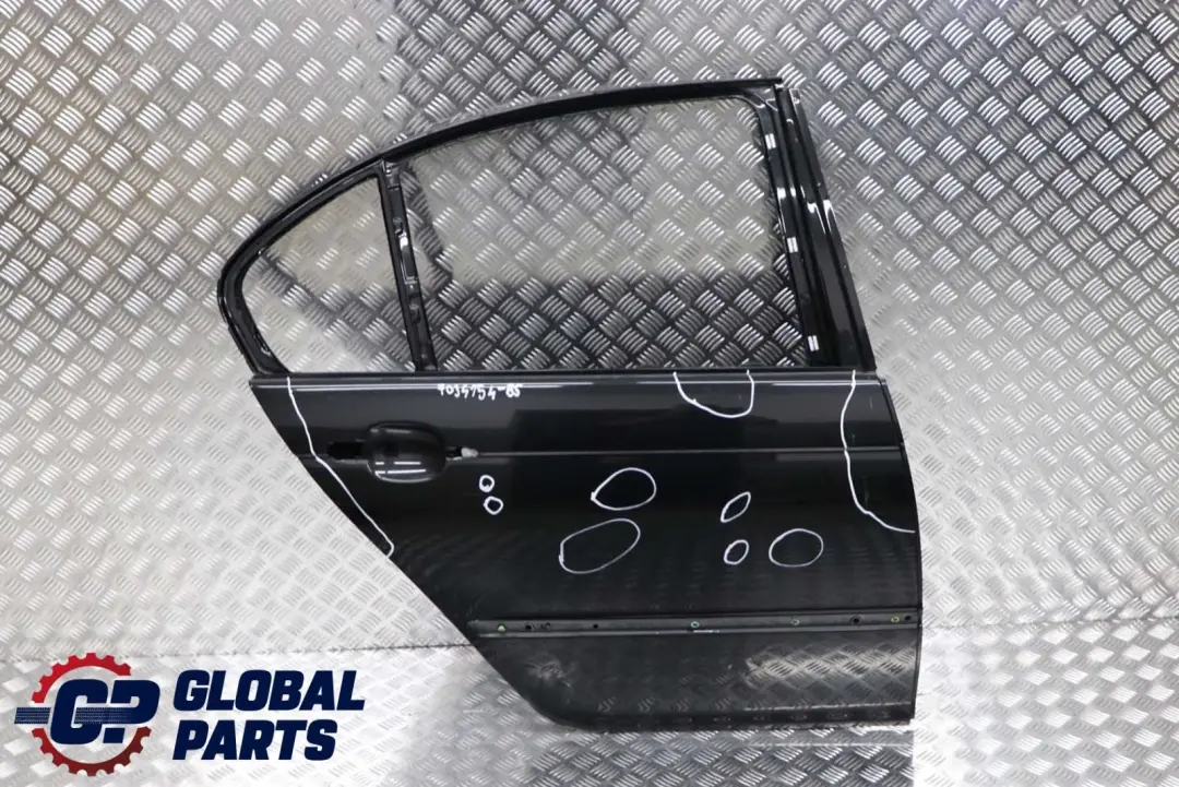 BMW 3 Series E46 Saloon Door Rear Right O/S Black Sapphire Metallic - 475 - SKU 7034154-BS - Part number 7034154