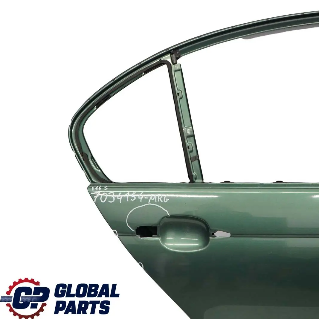 BMW E46 Berline Porte Arriere Droite Meer Vert Mer Vert Metallique - 393 - SKU 7034154-MRG - Numéro de pièce 7034154