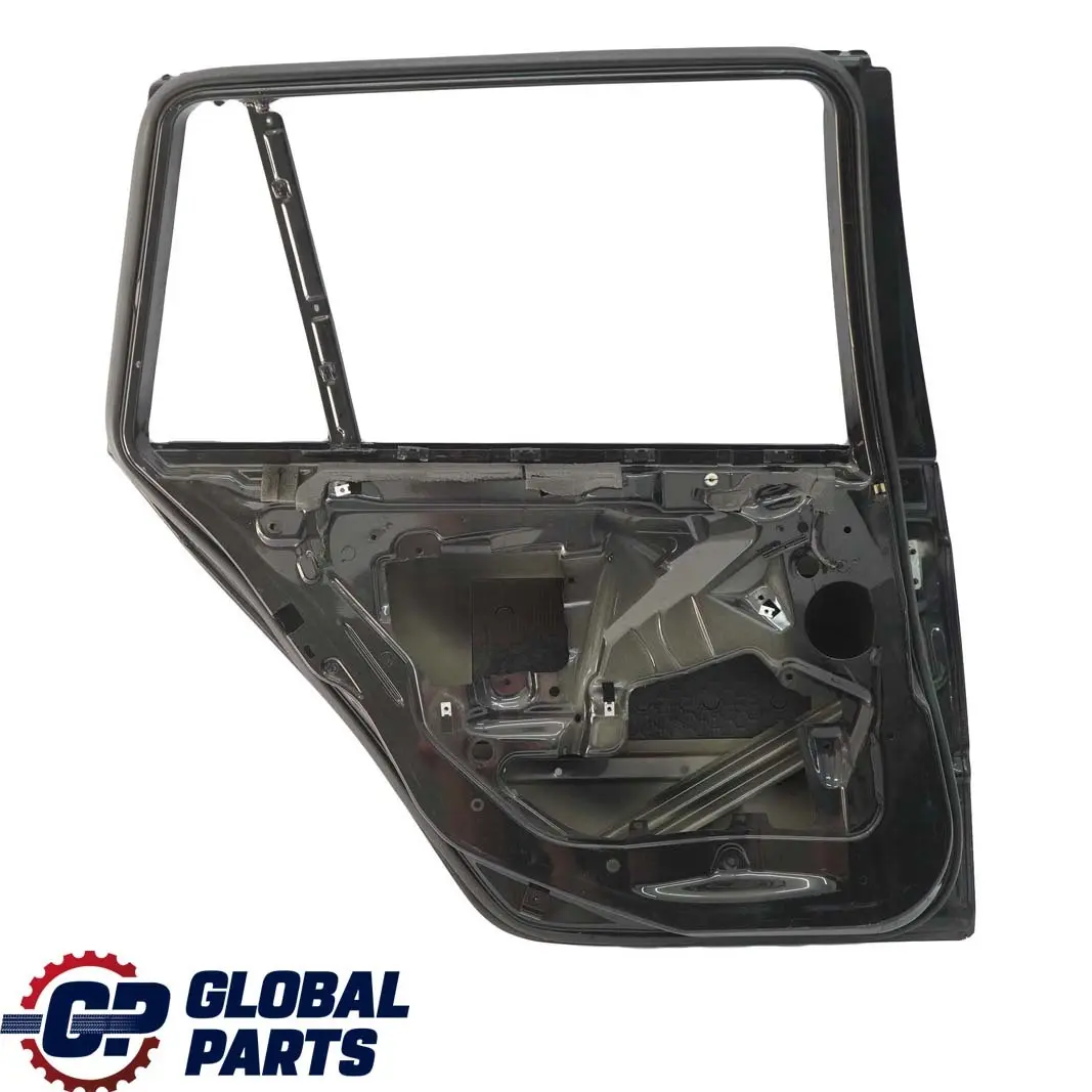 Door Rear Left N/S Black Sapphire Metallic - 475 to BMW 3 Series E46 Touring with Part number 7034155 BMW 3 Series E46 Touring Door Rear Left N/S Black Sapphire Metallic - 475 - SKU 7034155-BS - Part number 7034155