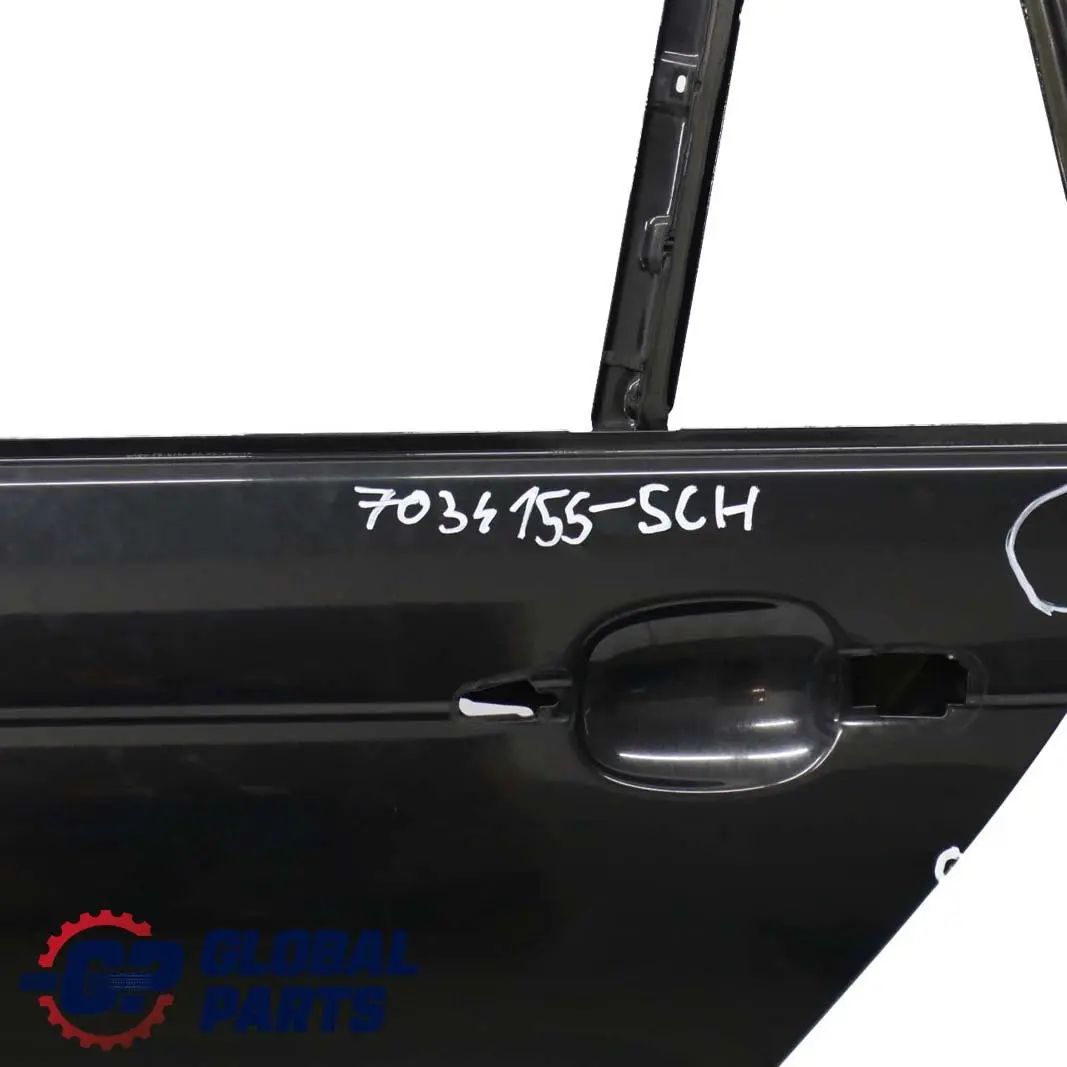 BMW 3 Series E46 Touring Door Rear Left N/S Schwarz 2 Black - 668 - SKU 7034155-SCH - Part number 7034155