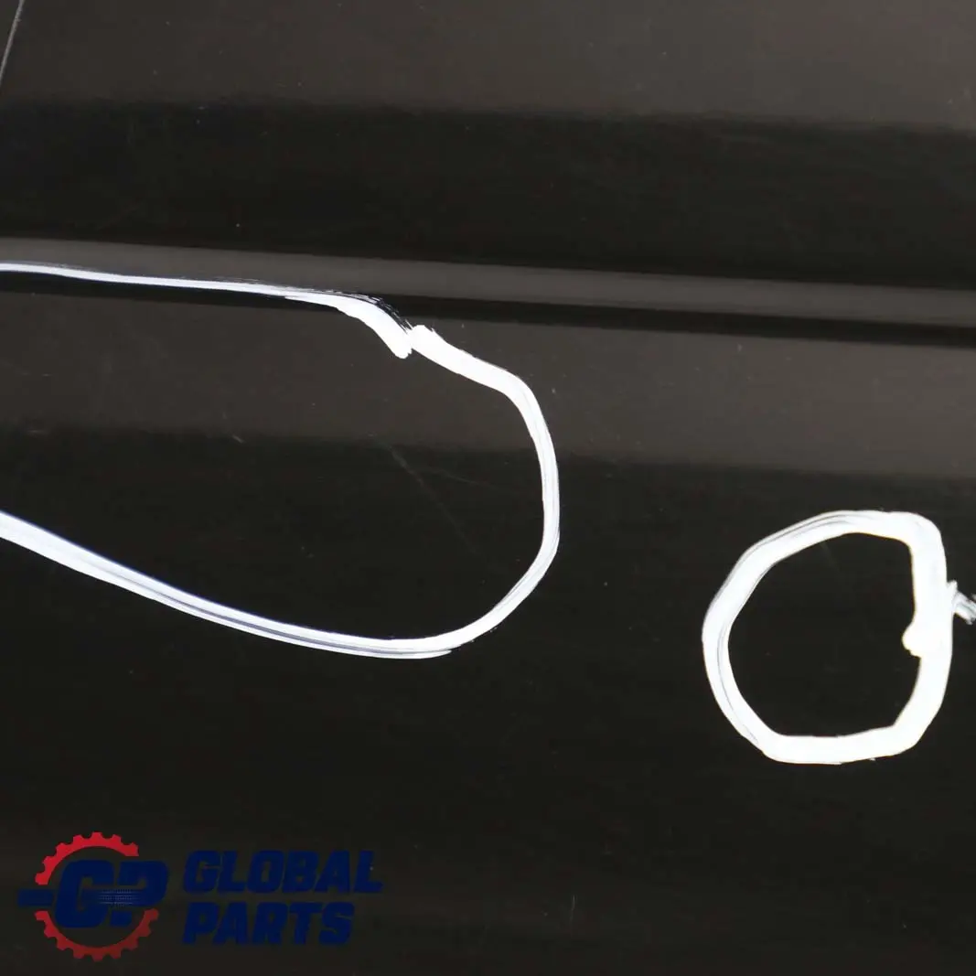 BMW 3 Series E46 Touring Door Rear Left N/S Schwarz 2 Black - 668 - SKU 7034155-SCH - Part number 7034155