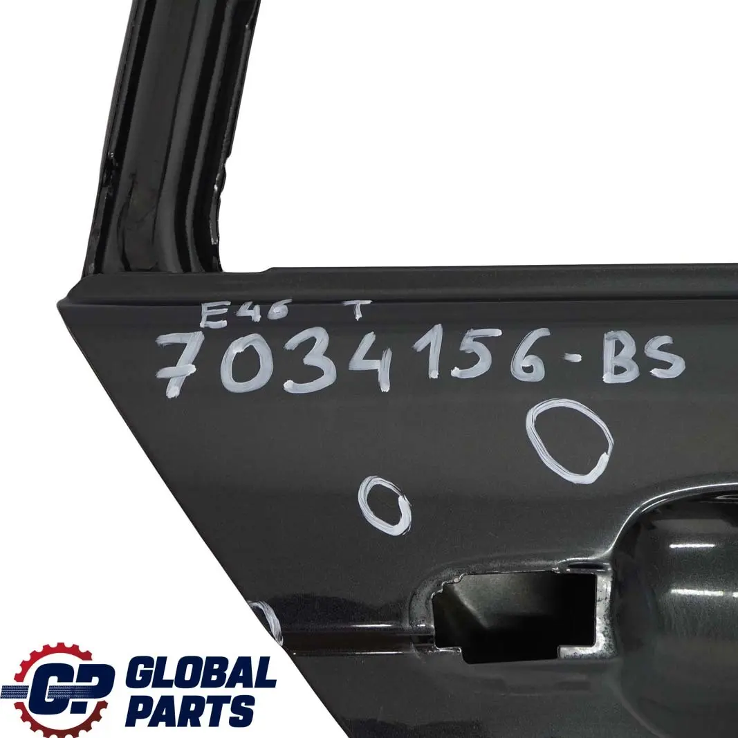 BMW 3 Series E46 Touring Door Rear Right O/S Black Sapphire Metallic - 475 - SKU 7034156-BS - Part number 7034156