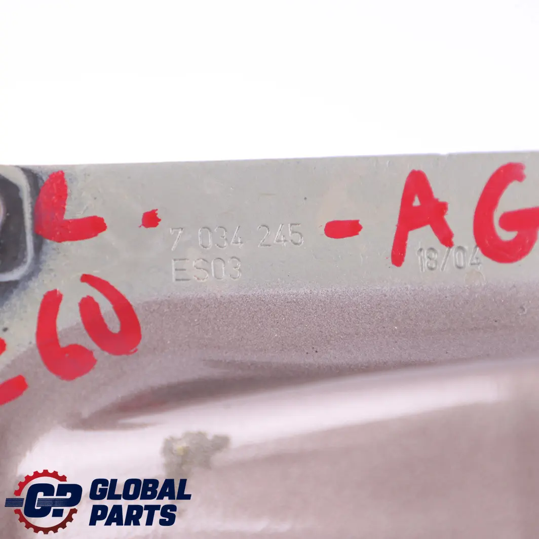 Left Trunk Lid Boot Tailgate Hinge N/S Amethystgrau Grey to BMW 5 Series E60 LCI with Part number 7111387 BMW 5 Series E60 LCI Left Trunk Lid Boot Tailgate Hinge N/S Amethystgrau Grey - SKU 7034245-AG - Part number 7111387