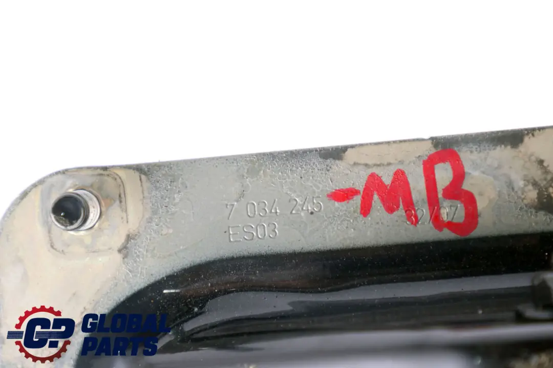 BMW 5 Series E60 LCI Left Trunk Lid Boot Tailgate Hinge Arm N/S Monacoblau Blue - SKU 7034245-MB - Part number 7034245