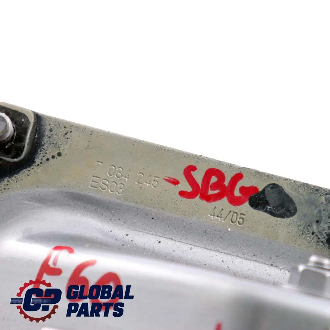 BMW E60 LCI Left Trunk Lid Boot Tailgate Hinge N/S Silbergrau Grey A08 - SKU 7034245-SBG - Part number 7034245