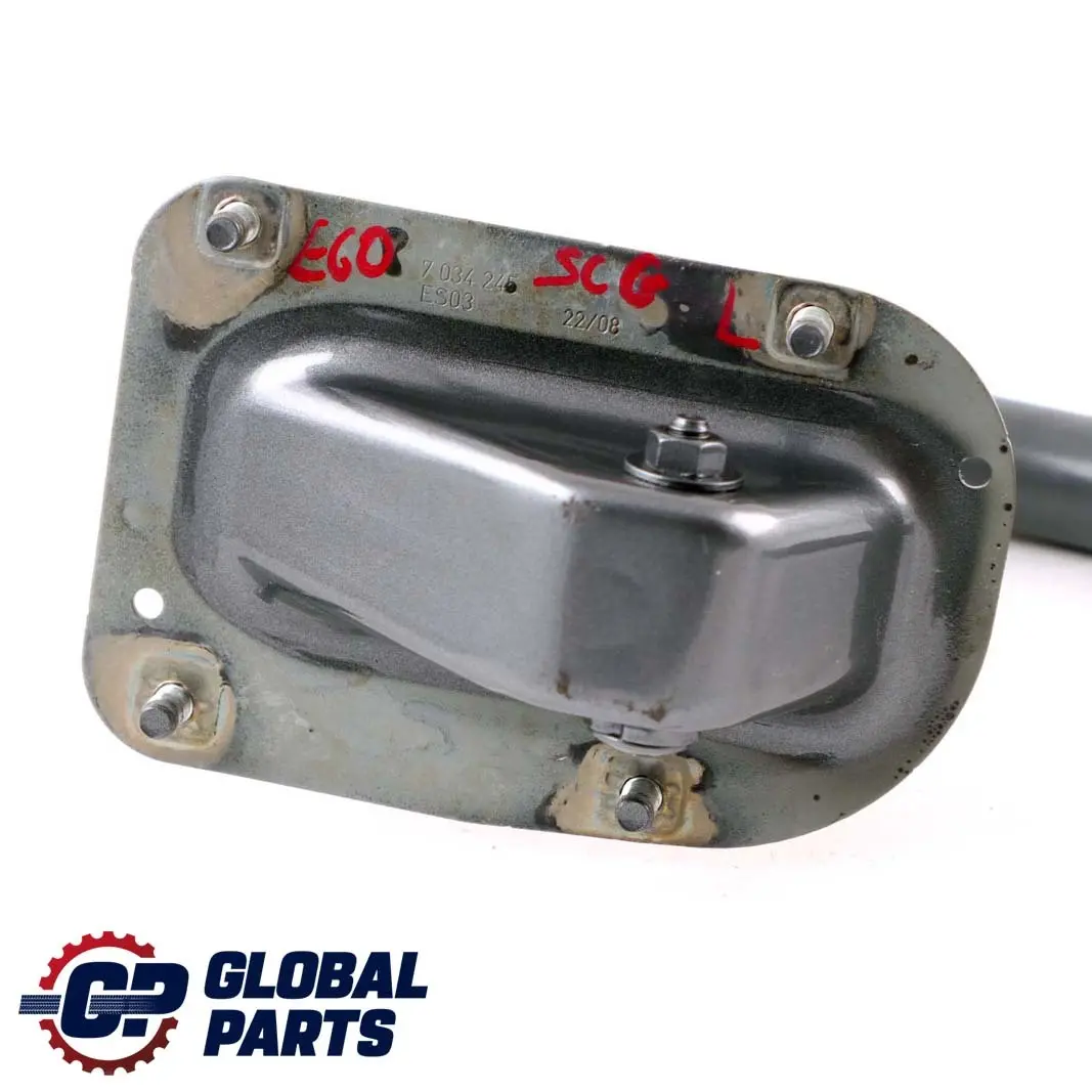 Left Trunk Lid Boot Tailgate Hinge N/S Spacegrau Grey - A52 to BMW E60 LCI with Part number 7111387 BMW E60 LCI Left Trunk Lid Boot Tailgate Hinge N/S Spacegrau Grey - A52 - SKU 7034245-SCG - Part number 7111387