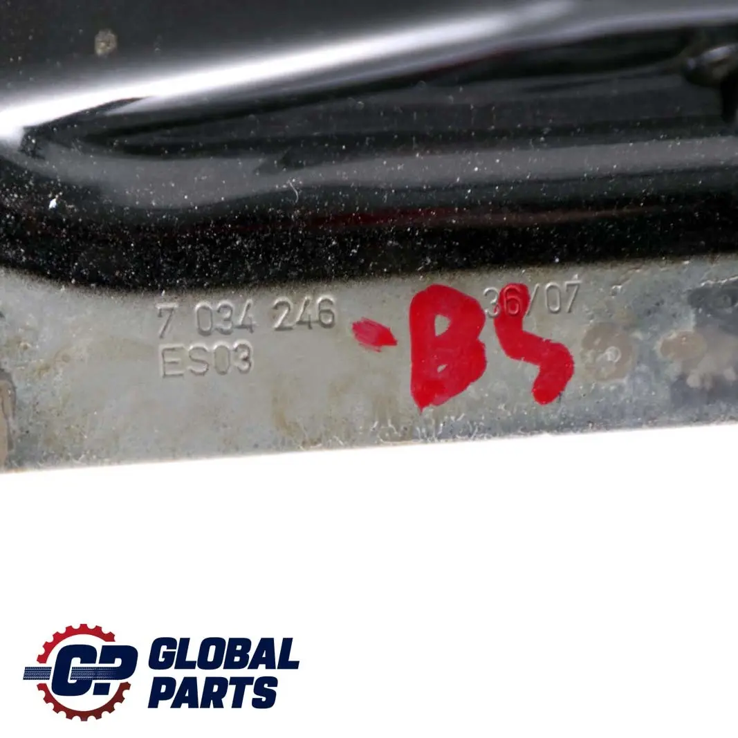BMW 5 Series E60 Right O/S Trunk Lid Boot Tailgate Hinge Black Sapphire 475 - SKU 7034246-BS - Part number 7034246