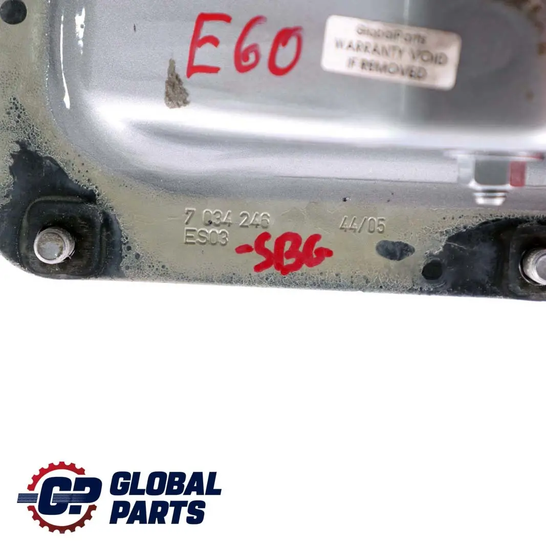 BMW 5 Series E60 Right O/S Trunk Lid Boot Tailgate Hinge Silbergrau Silver Grey - SKU 7034246-SBG - Part number 7034246