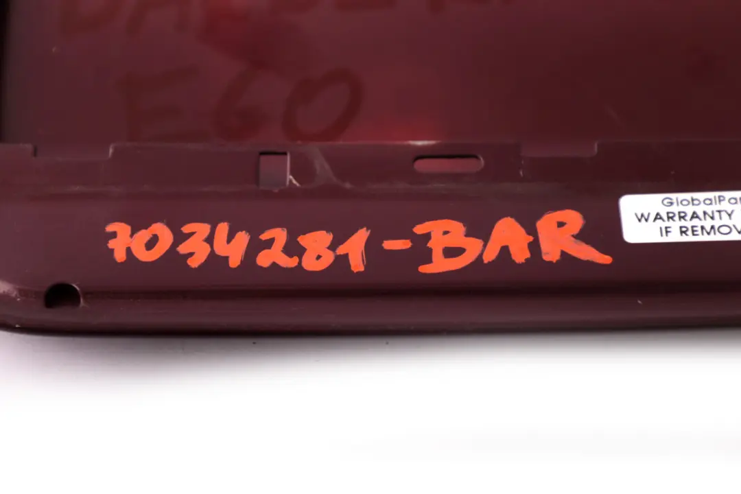 BMW 5 Series E60 E61 Fuel Cover Fill In Flap Barberarot Metallic - SKU 7034281-BAR - Part number 7034281