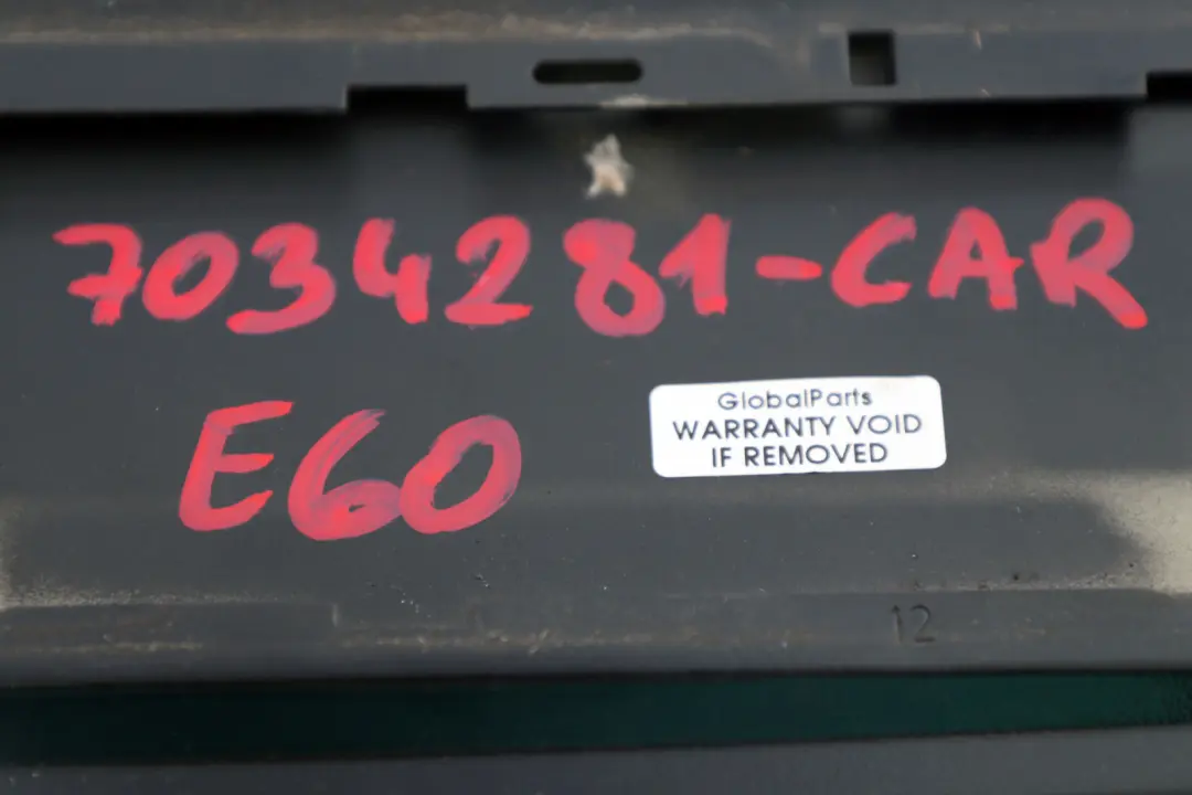 BMW E60 E61 Fuel Cover Fill In Flap Carbonschwarz Carbon Black - SKU 7034281-CAR - Número de pieza 7034281