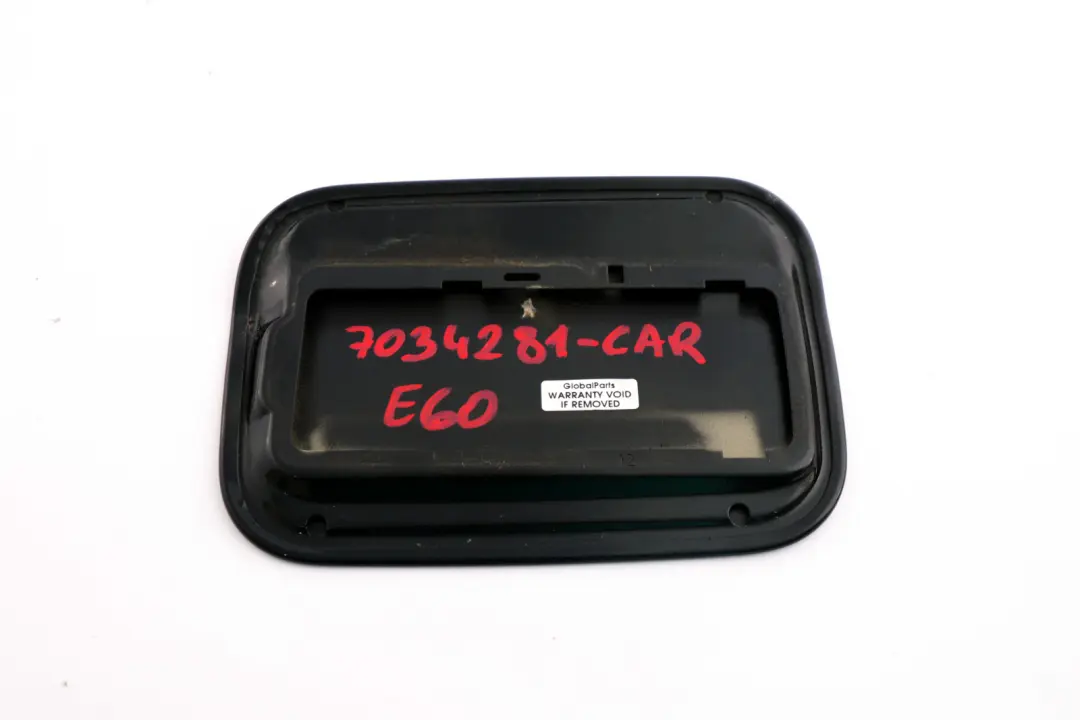 BMW 5 Series E60 E61 Fuel Cover Fill In Flap Carbonschwarz Carbon Black - SKU 7034281-CAR - Part number 7034281