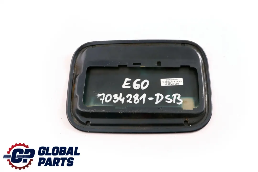 BMW 5 Series E60 E61 Fuel Cover Fill In Flap Tiefseeblau Deep Sea Blue Metallic - SKU 7034281-DSB - Part number 7034281