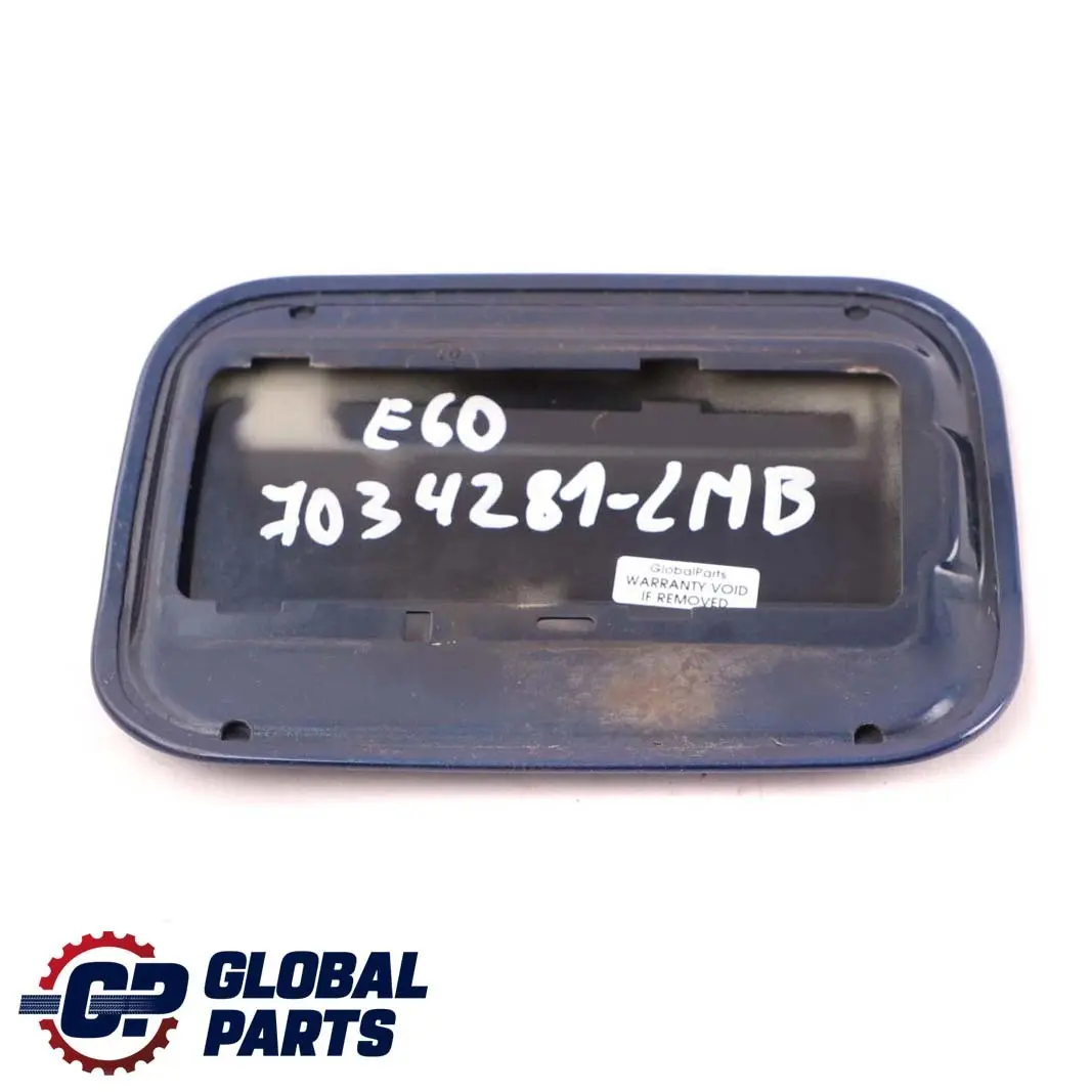BMW E60 Fuel Cover Fill In Flap Le Mans Blau Blue Metallic 381 - SKU 7034281-LMB - Part number 7034281