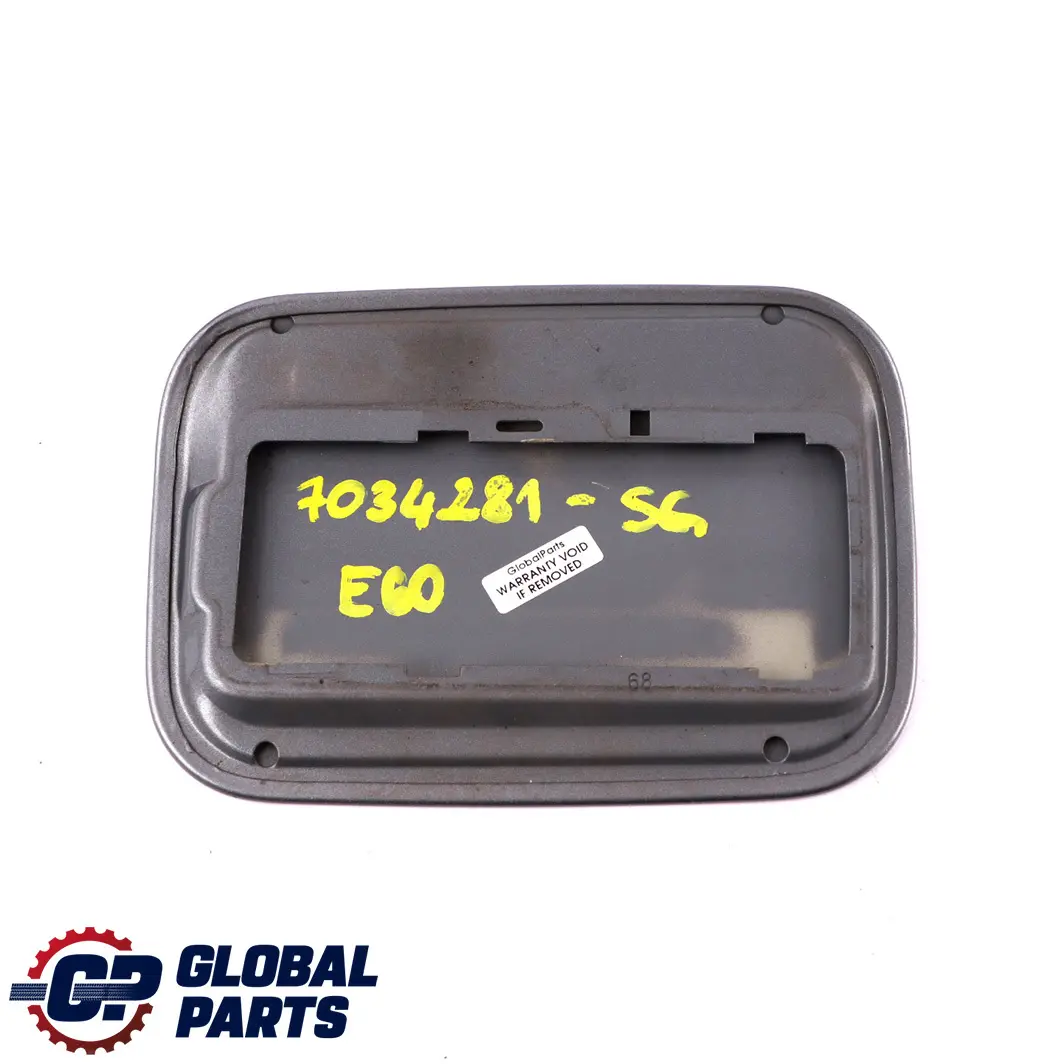 Fill In Flap Sparkling Graphite Metallic A22 to BMW 5 Series E60 Fuel Cover with Part number 7034281 BMW 5 Series E60 Fuel Cover Fill In Flap Sparkling Graphite Metallic A22 - SKU 7034281-SG - Part number 7034281