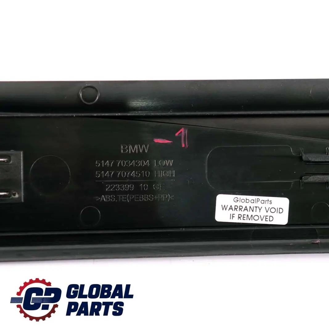 Delantera Derecha Cubierta de Entrada Tira Recortar Puerta para BMW E60 con número de pieza 7034304 BMW E60 Delantera Derecha Cubierta de Entrada Tira Recortar Puerta - SKU 7034304-1 - Número de pieza 7034304