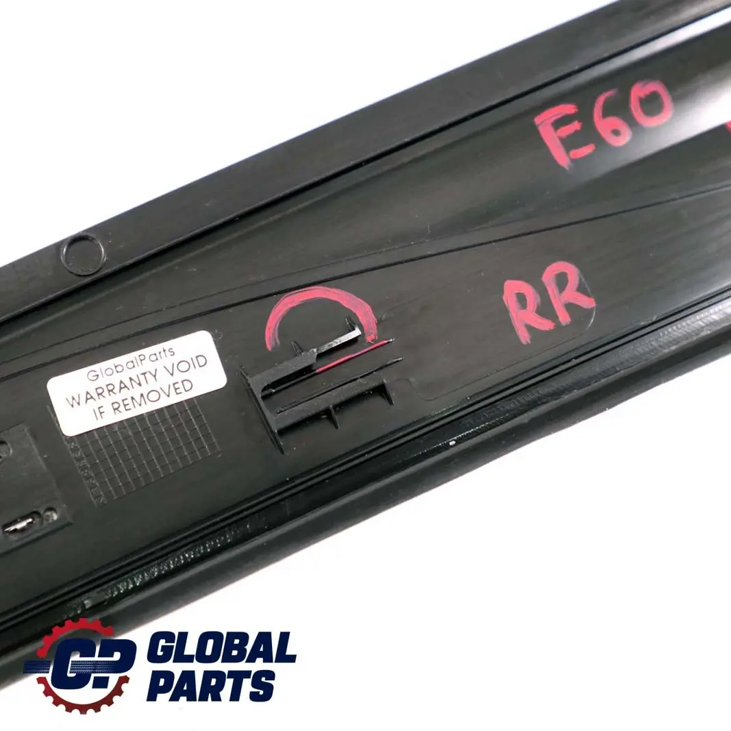 BMW 5 Series E60 E61 Rear Right Entrance Door Sill Cover Trim Strip O/S - SKU 7034306-1 - Part number 7034306