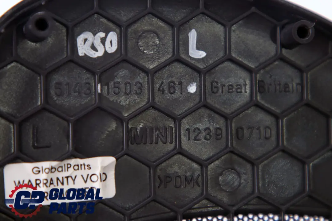 Tür Gitter Lautsprecher Links Panther Black für Mini R50 R53 mit Teilenummer 7034347 Mini R50 R53 Tür Gitter Lautsprecher Links Panther Black - SKU 7034347 - Teilenummer 7034347