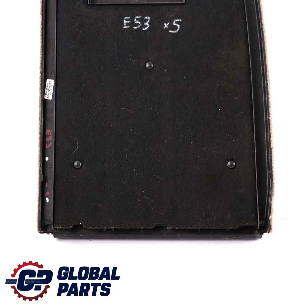 Trunk Lid Interior Left Flap Trim N/S Light Beige to BMW X5 Series E53 with Part number 7034365 BMW X5 Series E53 Trunk Lid Interior Left Flap Trim N/S Light Beige - SKU 7034365-1 - Part number 7034365